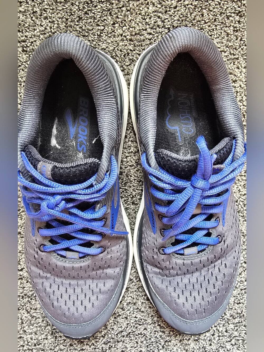 Brooks Dyad 10 Women's Running Shoes - Grey Blue Athletic Sneakers - Size 9 - Picture 8 of 9